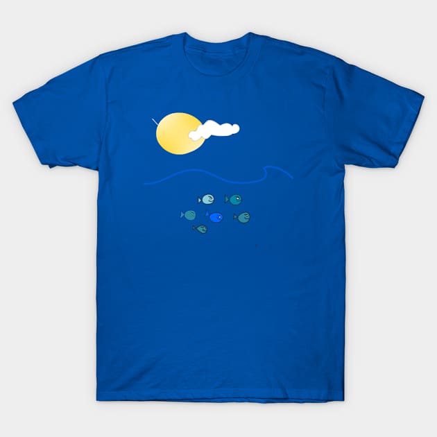 Pisces T-Shirt by Nic E